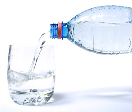 Water Glas en Fles