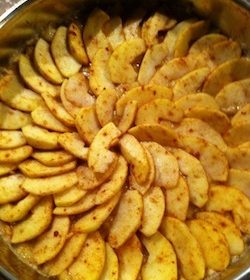 Suikervrije en glutenvrije appeltaart