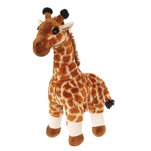 Giraffe als symbool voor afvallen