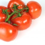 Zomerse gevulde tomaat