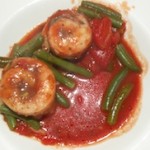 Tilapiafilets - sperziebonen & tomatensaus
