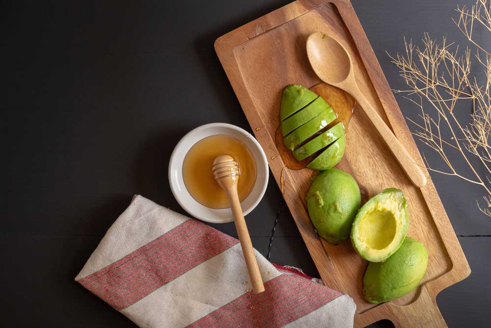 Avocado-honing masker recept