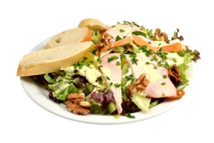 Gezonde maaltijdsalade, snel bereid.