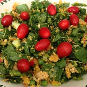 couscous-spinazie-salade