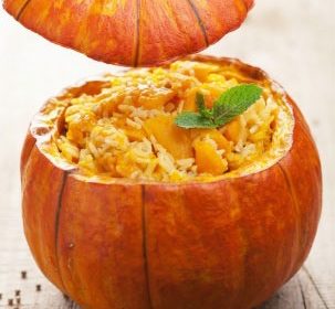 risotto met pompoen