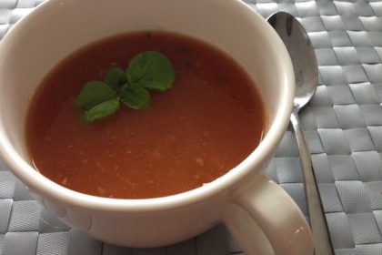 gegrilde tomaten soep