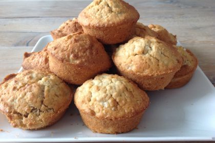suikervrije havermout muffins