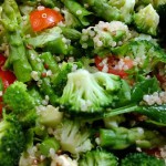 Super gezonde koude quinoa salade