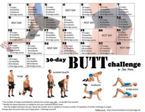 30-day butt challenge