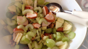 Lunchsalade met bleekselderij