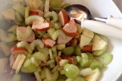 Lunchsalade met bleekselderij