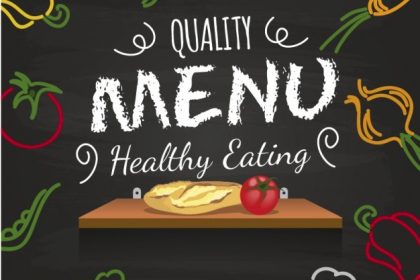 gezond menu voorbeeld