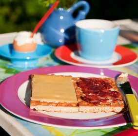 gezonde cracker sandwich