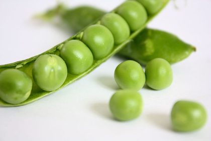 erwten voor erwtenpuree met witte wijn