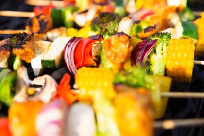 Groentespies, lekker op de barbecue