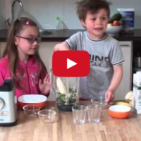 Groene smoothie: kinderen maken het zelf!