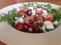 Risotto met bieten, wortel en geitenkaas