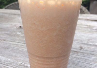 Gezonde milkshake banaan meloen