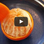 Sinaasappel handig schillen