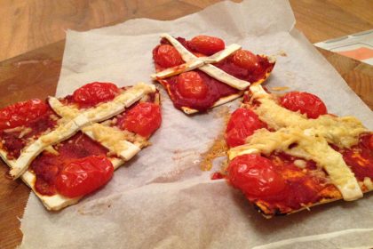 Pizzamijters van bladerdeeg