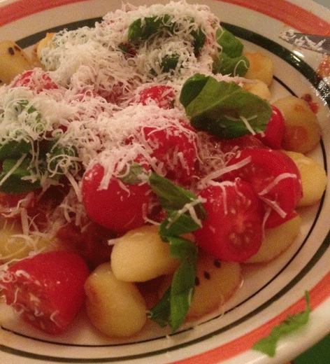 Snelle gezonde maaltijd met gnocchi