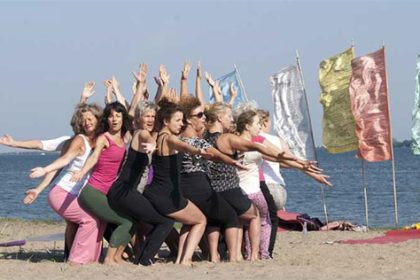 locaties buiten yoga