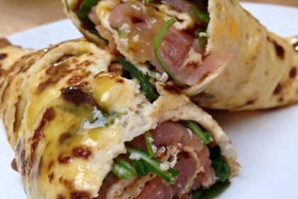 recept gevulde gezonde eiwrap