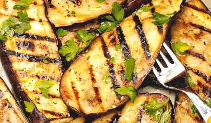gegrilde aubergine
