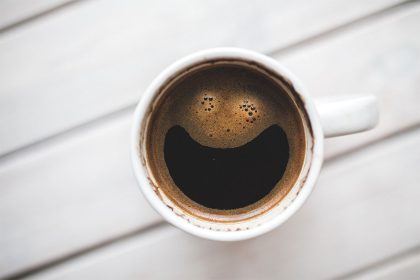 Afvallen en koffie drinken.