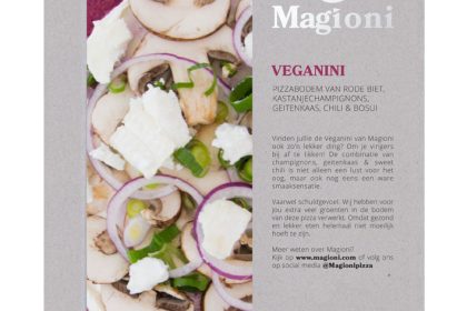 kant-en-klare gezonde pizza van magioni