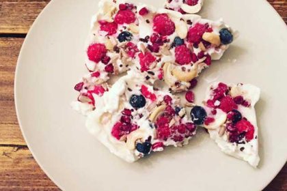 witte chocolade met fruit
