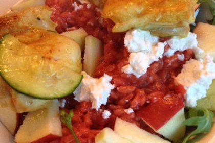 roze risotto recept