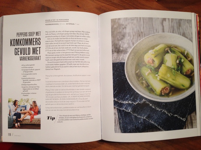 Komkommers met gehakt, recept uit kookboek Cravings van Chrissy Teigen