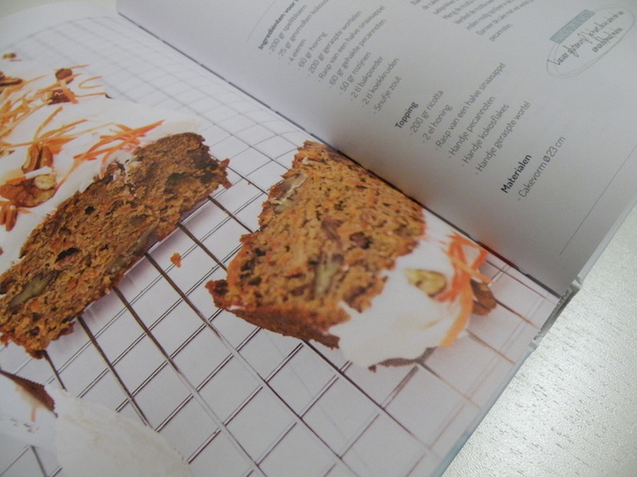 Voorbeeld uit het nieuwe kookboek van Paulines keuken - worteltaart