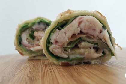 Eet gezonde forel-wraps!