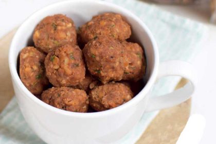 Linzenballetjes, vegetarische snack