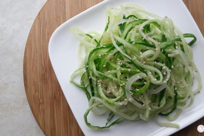 Komkommernoodles recept