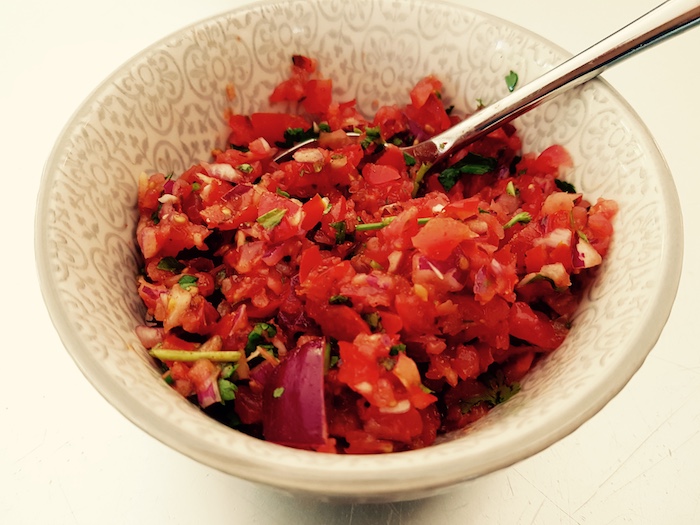 Pittige tomaten salsa - Goed Eten Gezond Leven