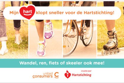 Kom in beweging voor de hartstichting!