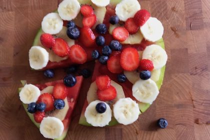Fruit-meloen-pizza