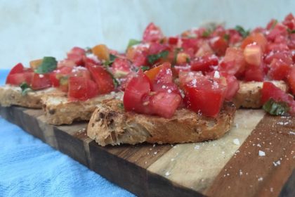 Bruschetta's met tomaat