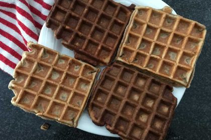 Gezonde knapperige wafels maken