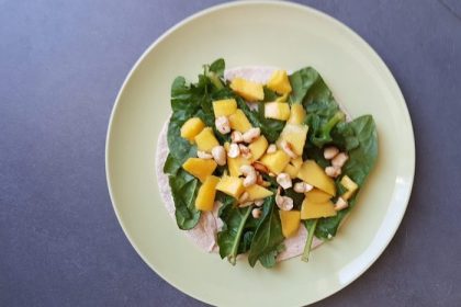 vegan recept wraps met mango