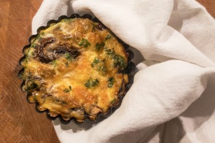 ei muffin - champignons - lunchbox
