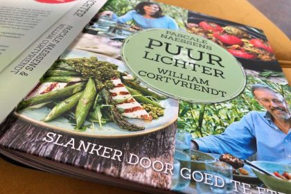 Kookboek met pure recepten van William Cortvriendt en Pascale Naessens