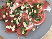 Tomaten-ham-salade recept