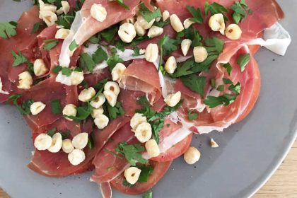 Tomaten-ham-salade recept