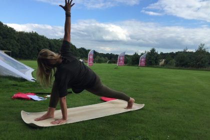 yoga op een natuurcamping in Nederland