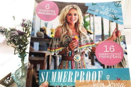 Nieuwste boek Sonja Bakker met weekmenu's en recepten, Summerproof