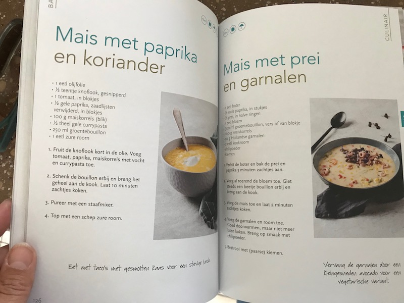 maissoep uit hot smoothie kookboek
